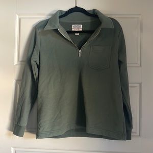 Lands End 1/4 zip Sweatshirt